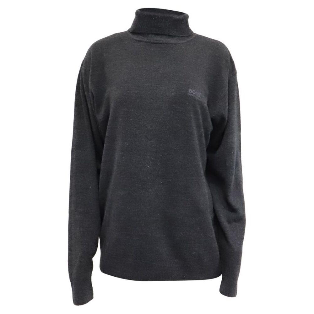 Boss Hugo Boss Turtle Neck Sweater in Black Cashmere